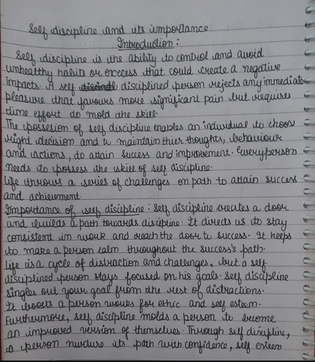 Handwriting Sample - Aarav Sharma
