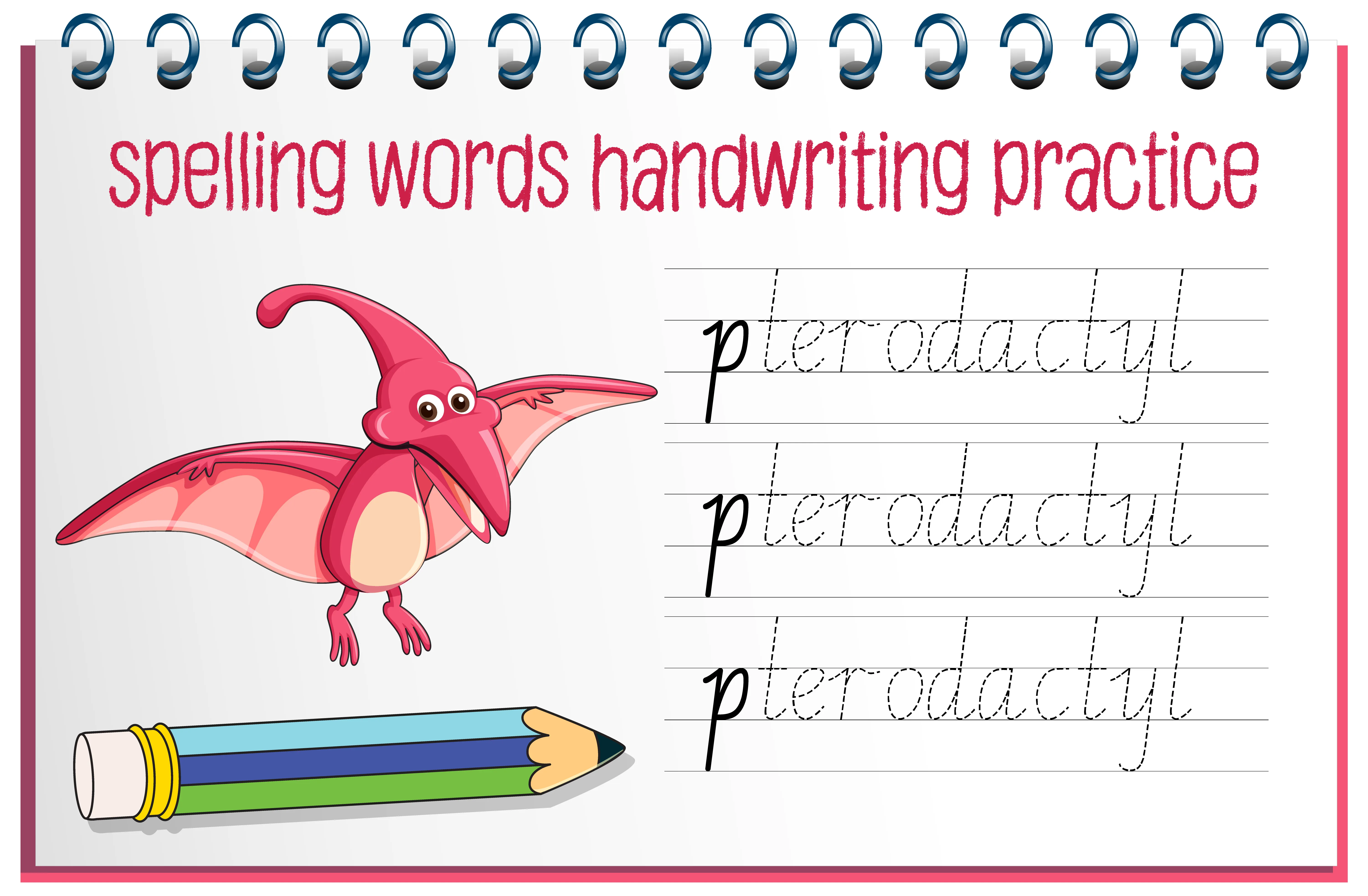 Students participating in the Handwriting Competition